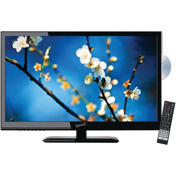 Supersonic HD-Quality 24" 1080p LED TV/DVD Combination with AC/DC for RV/Boat SC-2412